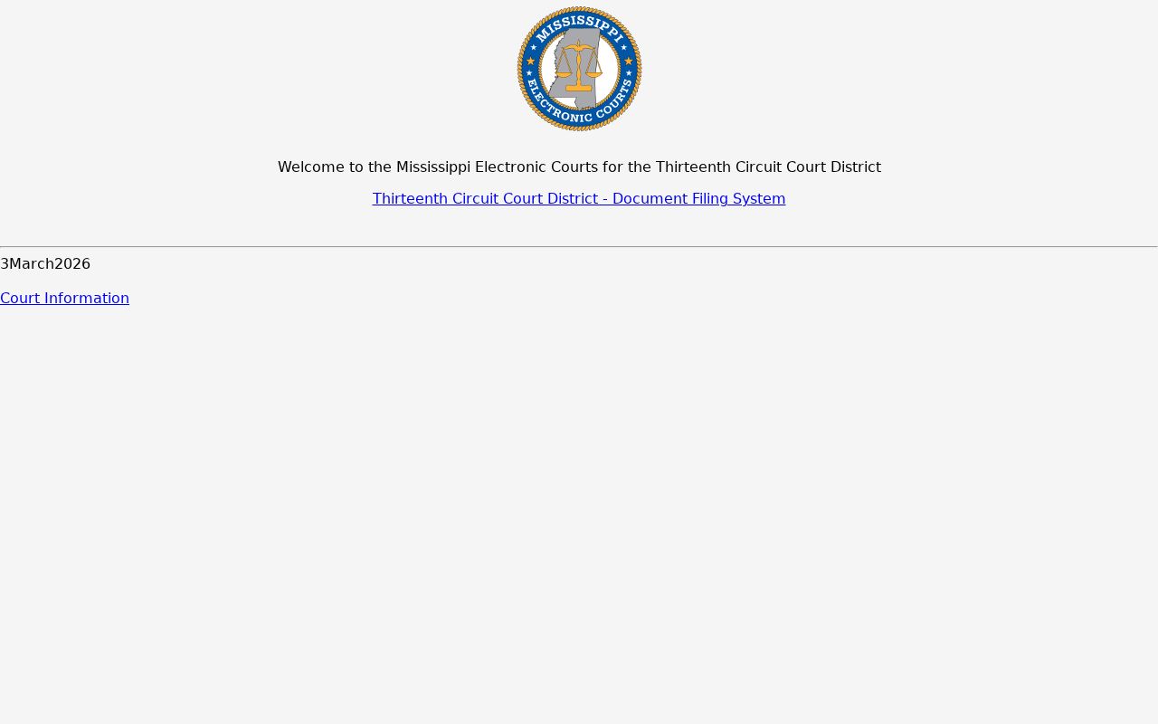 Official Thirteenth Circuit MEC case index surface